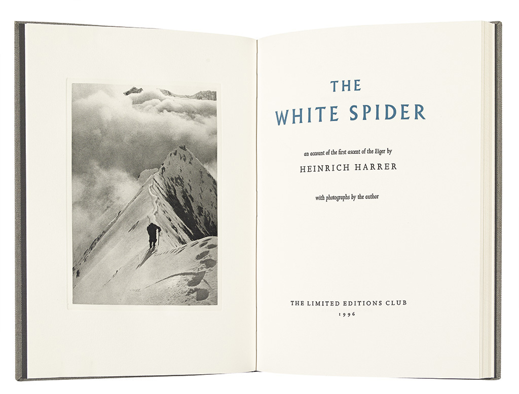 (LIMITED EDITIONS CLUB.) Harrer, Heinrich. The White Spider.
